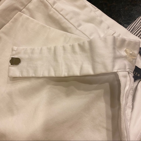 Van Heusen Capris Cotton/Spandex White Belt Loops INDIA Women’s 14 - Picture 7 of 11